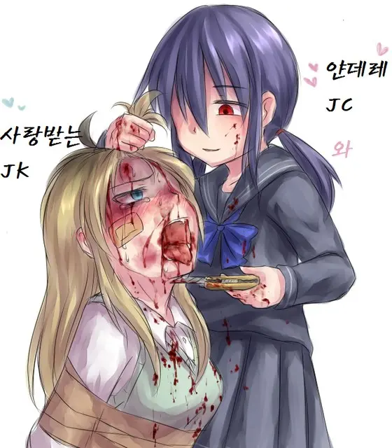 Yandere JC To Aisare JK | 얀데레 여중생과 사랑받는 여고생